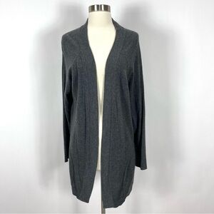 Maison Jules Gray Open Front Sweater